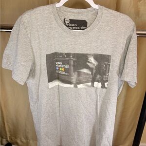 Urban Necessities-Light Gray Graphic Tee